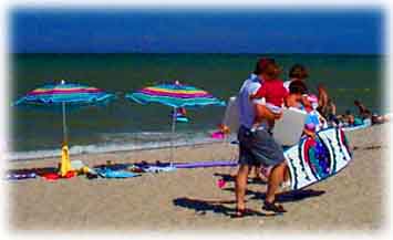 Family on Cocoa Beach